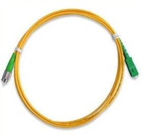 จัมเปอร์ไฟเบอร์ออปติก SC / APC ถึง FC / APC, Sc to FC Sm Sx สายแพทช์ไฟเบอร์ออฟติคัล / สายเคเบิล