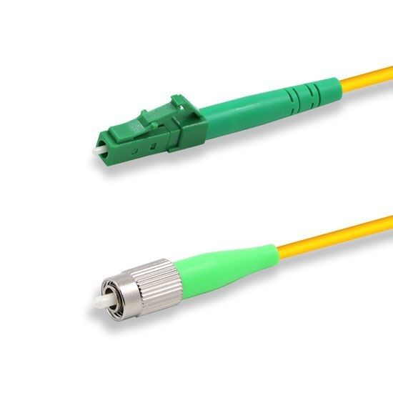 จัมเปอร์เส้นใยแสงโหมดเดียวเริมสายเดี่ยวสายแพทช์ไฟเบอร์ 3m FC / APC - LC / APC