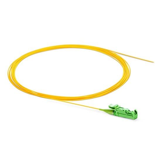 E2000 APC ผมเปียไฟเบอร์ออปติกพีวีซี LSZH 0.9mm สำหรับการสื่อสารโทรคมนาคม