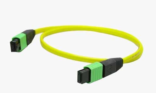 ชาย / UPC - สายแพทช์ไฟเบอร์ออปติก SMF MPO ของชาย 2 ถึง 24 แกน IS0 เป็นไปตามมาตรฐาน RoHS