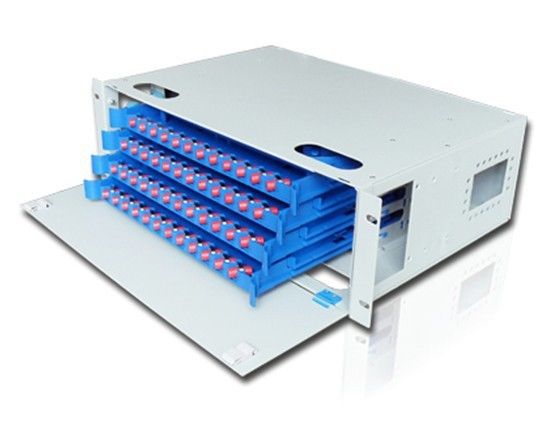 Simplex / Duplex Fiber Rack Mount Patch Panel Outdoor พร้อมอะแดปเตอร์ SC FC ODF