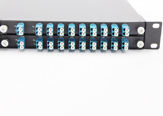 UPG Max IL 2.5dB CWDM Multiplexer แก้ไขเป็น 1U Rack Mount 8 ช่อง