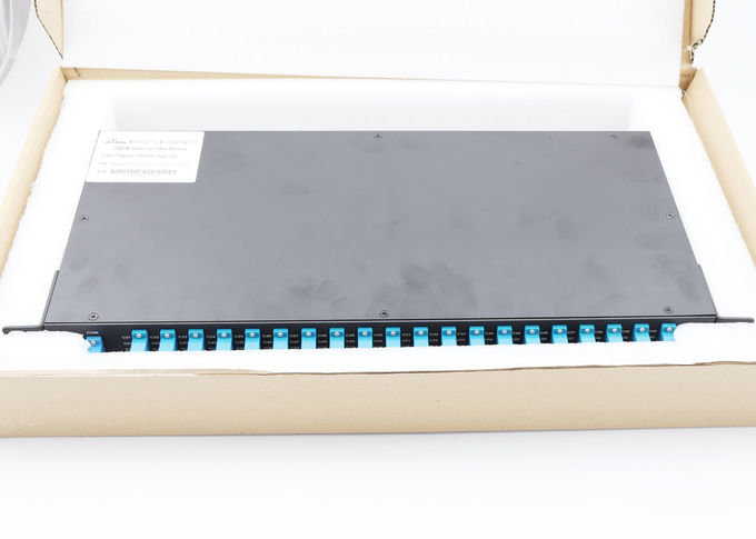 40Ch 100G MUX / DEMUX DWDM 1U แร็คเมาท์พร้อมขั้วต่อ LC / UPC