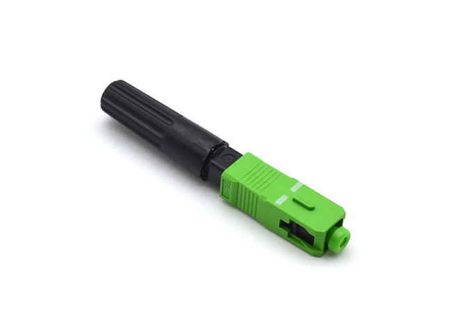 FTTH Drop Cable สายไฟเบอร์ออปติกคอนเนคเตอร์ 50 มม. แบบก่อนทำเงาบนไซต์