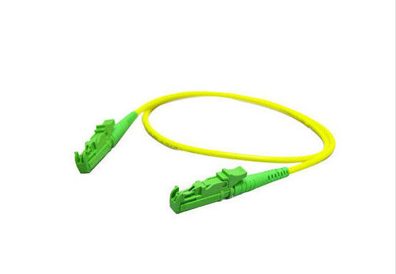 ประเทศจีน สายแพทช์ไฟเบอร์ออปติก Simplex Yellow Fiber 2.0 มม. โหมดเดี่ยว G657A E2000 / APC ผู้ผลิต