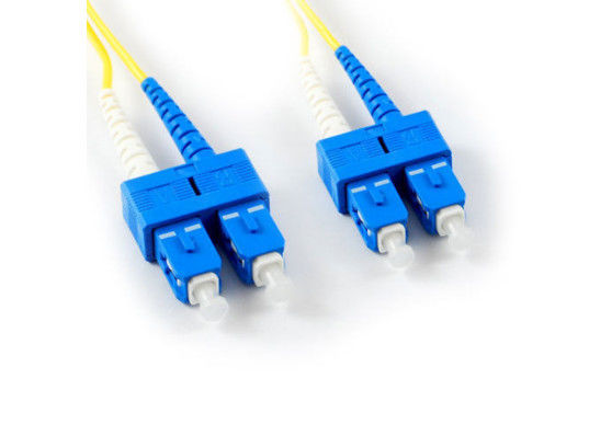 ประเทศจีน ช่องเสียบสายไฟเบอร์ออปติก CATV DX SC UPC ตัวเรือนพลาสติกขนาด 2.0 / 3.0 มม ผู้ผลิต