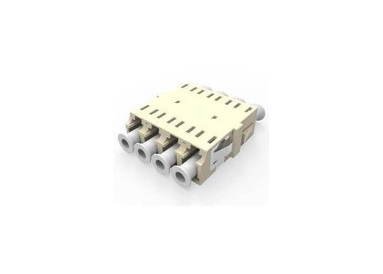 ประเทศจีน 4 - Core LC ตัวเชื่อมต่อไฟเบอร์ออปติก UPC มัลติ OM2 50/125 การจัดตำแหน่งความแม่นยำสูง ผู้ผลิต