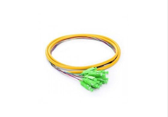 ประเทศจีน SM SX 0.9 มม. สายจัมเปอร์ผมเปีย, 12 แกนสั้นผมเปียที่มีพัดลมออกประเภทเสถียรภาพอุณหภูมิสูง ผู้ผลิต