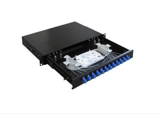 ประเทศจีน ABS 24 พอร์ต FBT Coupler ODF กล่องกระจายสำหรับสาย LAN / WAN สีที่กำหนดเอง ผู้ผลิต