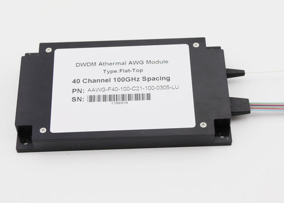 ประเทศจีน Max IL 5.0dB DWDM Mux Demux 40Ch AAWG ABS Box สำหรับ 5G Front Haul / Datacenter ผู้ผลิต