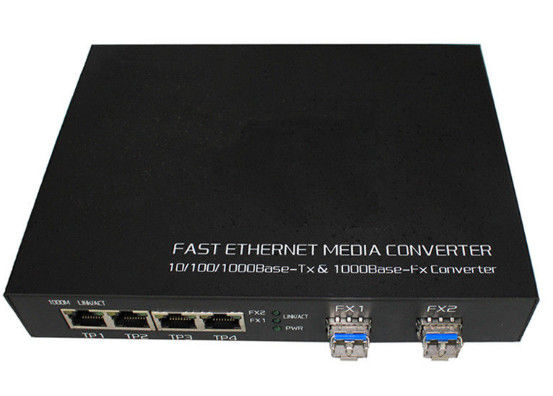 ประเทศจีน 1000 Base - สวิตช์ไฟเบอร์ออปติก Fx สำหรับอุตสาหกรรมความยาวคลื่น 850nm / 1310nm / 1550nm ผู้ผลิต