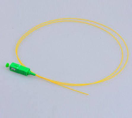 1310 / 1550nm ผมเปียไฟเบอร์ออปติกโหมดเดียว SC / APC G657A1 2.0 มม. Dia สายสีเหลือง ผู้ผลิต