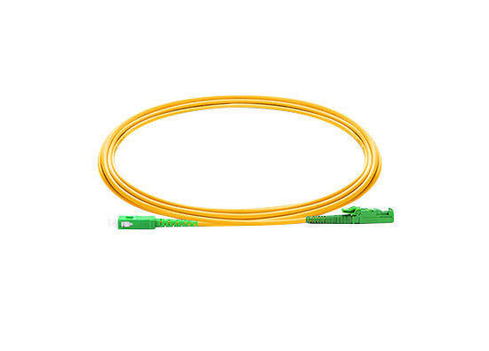 FTTH E2000 สายแพทช์ไฟเบอร์ออปติก 1 - ความยาว 3 ม. 3D ผ่านการทดสอบขัดเงา ผู้ผลิต
