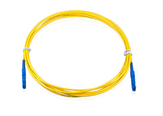 สายแพทช์ไฟเบอร์ออปติก EPC U2000 สีเหลืองออกแบบเองสำหรับเครือข่าย FTTX ผู้ผลิต