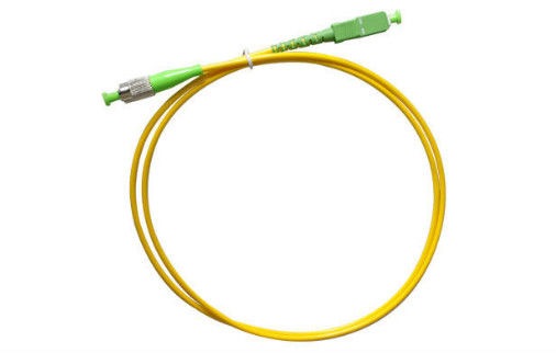 SC / APC ถึง FC / APC สายแพทช์ไฟเบอร์ออปติก Sc ถึง FC Sm Sx LSZH วัสดุ ผู้ผลิต