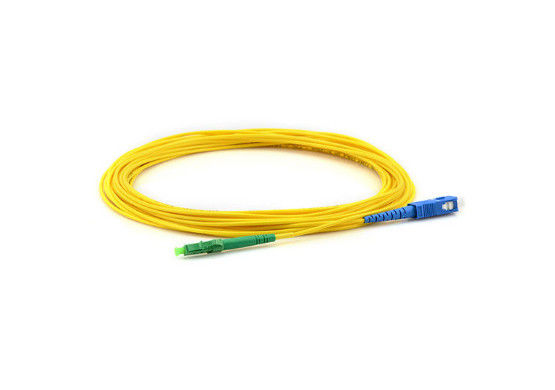 1310nm / 1550nm โหมดเดี่ยวเพื่อมัลติไฟเบอร์สายแพทช์ LC / APC - SC / APC Corning สายเคเบิลใยแก้วนำแสง ผู้ผลิต