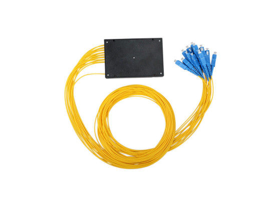 1/16 Way FTTH แยกสายแสง, แยกแสงสาย ABS กล่องแพคเกจสำหรับอุปกรณ์ทดสอบ ผู้ผลิต