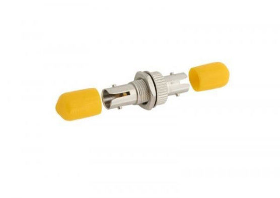 สีเหลือง Simplex ST เป็น ST วัสดุอะแดปเตอร์ใยแก้วนำแสงไฟเบอร์สำหรับเครือข่าย Ftth ผู้ผลิต
