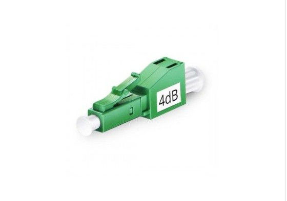 ปลั๊กชนิด LC / APC 4DB ลดทอนใยแก้วนำแสงวัสดุพลาสติกสำหรับระบบ CATV ผู้ผลิต