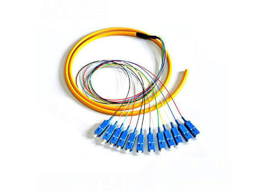 SC / UPC ใยแก้วนำแสงผมเปีย 1310 / 1550nm ความยาวคลื่นสำหรับเครือข่ายท้องถิ่น ผู้ผลิต