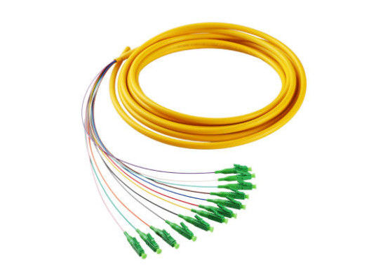 G652 FTTH ออปติคอลหางเปีย, ตัวเชื่อมต่อ LC / APC ไฟเบอร์โหมดเดียวผมเปีย ผู้ผลิต