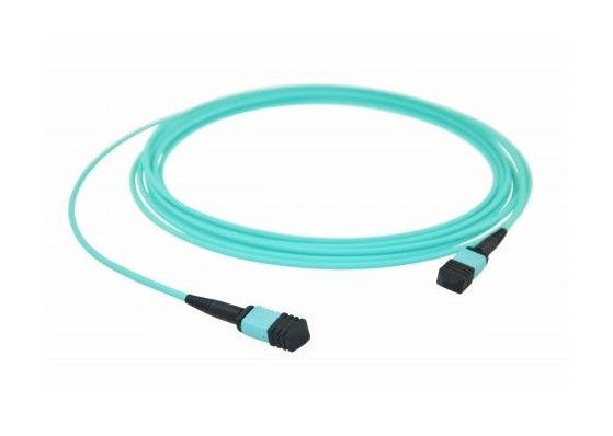FC ถึง MPO Patch Cord Single Mode Splitter การสูญเสียการแทรกต่ำสีฟ้า ผู้ผลิต