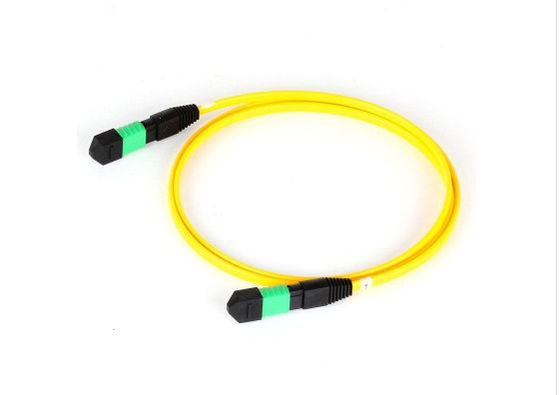 สายแพทช์ MPO ของชาย / UPC ขนาดกะทัดรัด SMF 2 - 24 แกน IS0 / ROHS จดทะเบียนทนทาน ผู้ผลิต