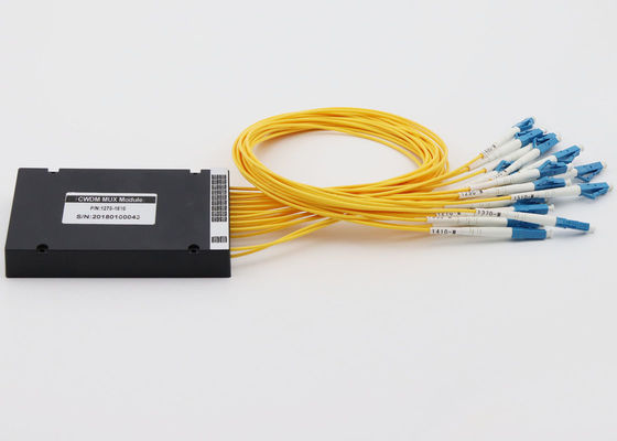 ความน่าเชื่อถือสูง Mux Demux Cwdm โมดูล CWDM 4Ch / 8Ch / 18 Ch พร้อมขั้วต่อ LC ผู้ผลิต